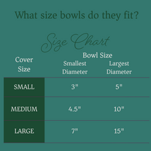 Load image into Gallery viewer, Bowl Covers - Medium